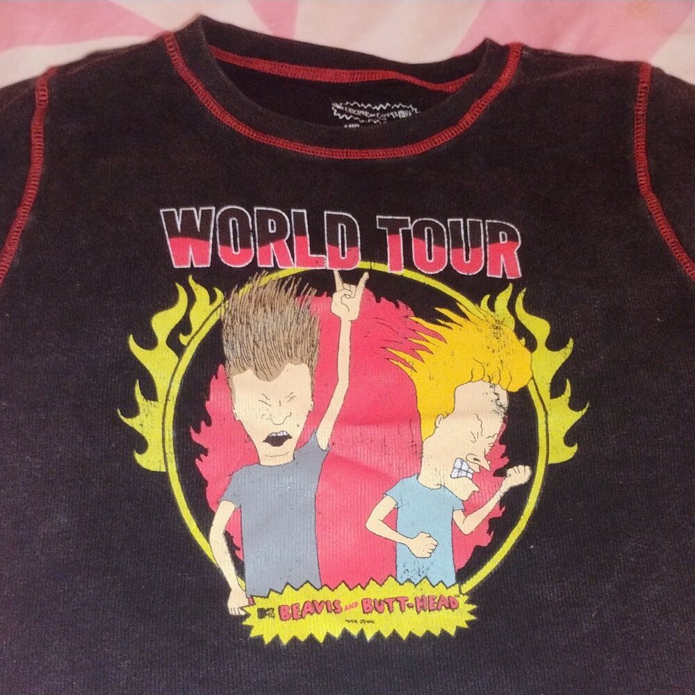 Baby doll Beavis and Butthead shirt